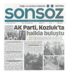 AK Parti, Kozlukta halkla buluştu