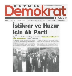 İstikrar ve Huzur için AK Parti